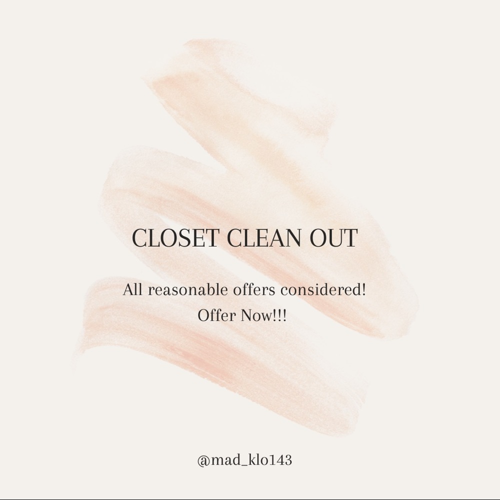 CLOSET CLEAN OUT!!!